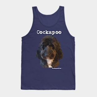 Black and White Cockapoo / Spoodle and Doodle Dog Tank Top